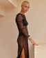 LONG MESH DRESS