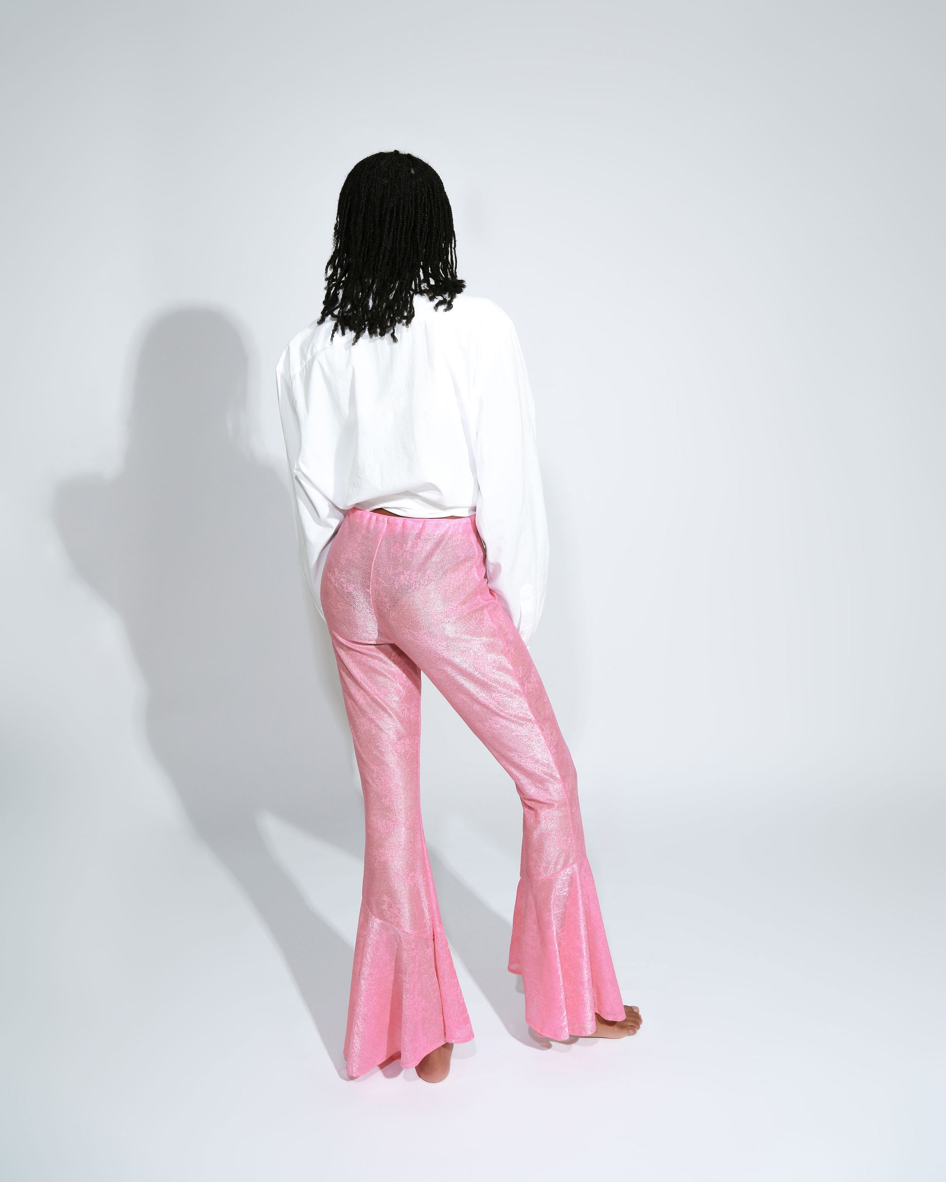 LACE PINK PANTS