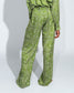 GREEN PRINTED PANTS