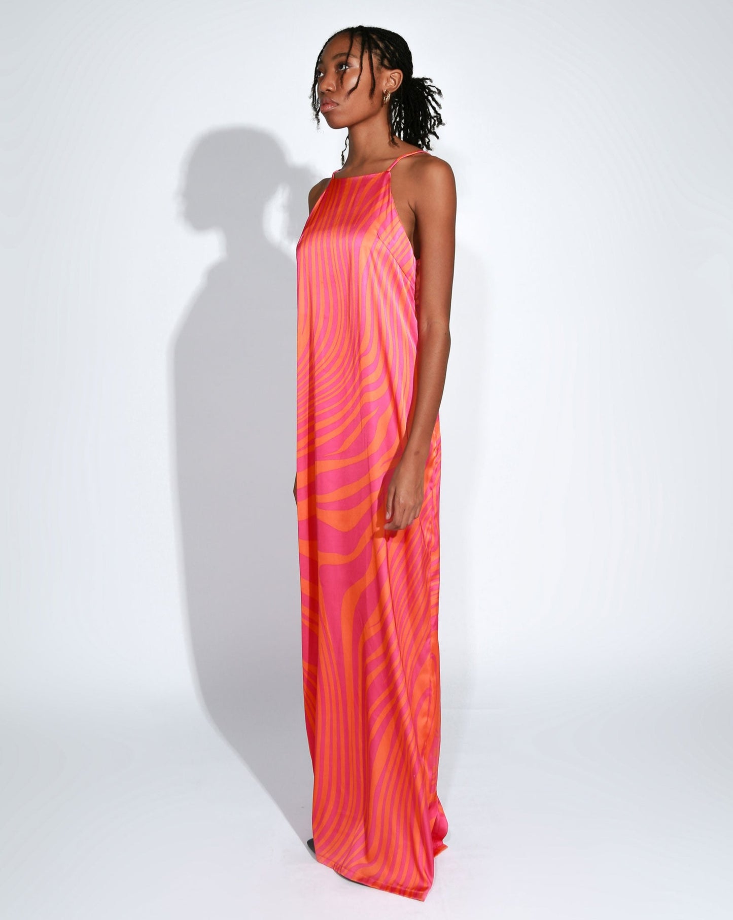 HALTER NECK MAXI DRESS