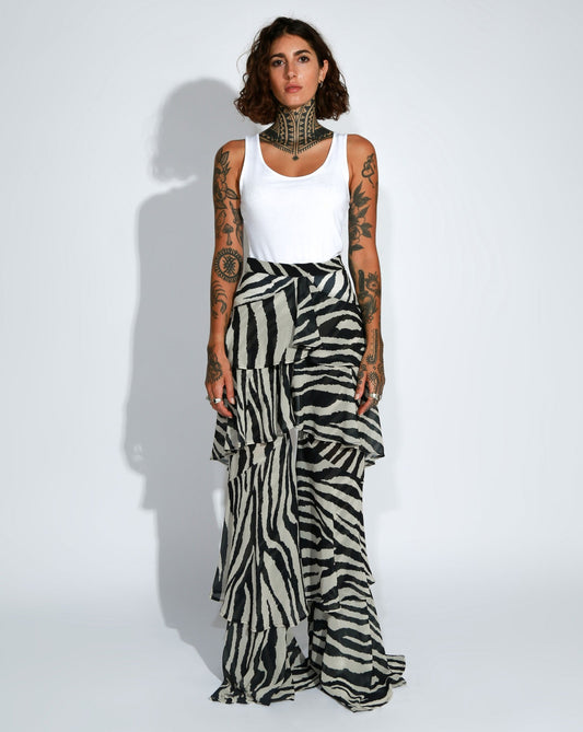 ZEBRA PRINTED PANTS