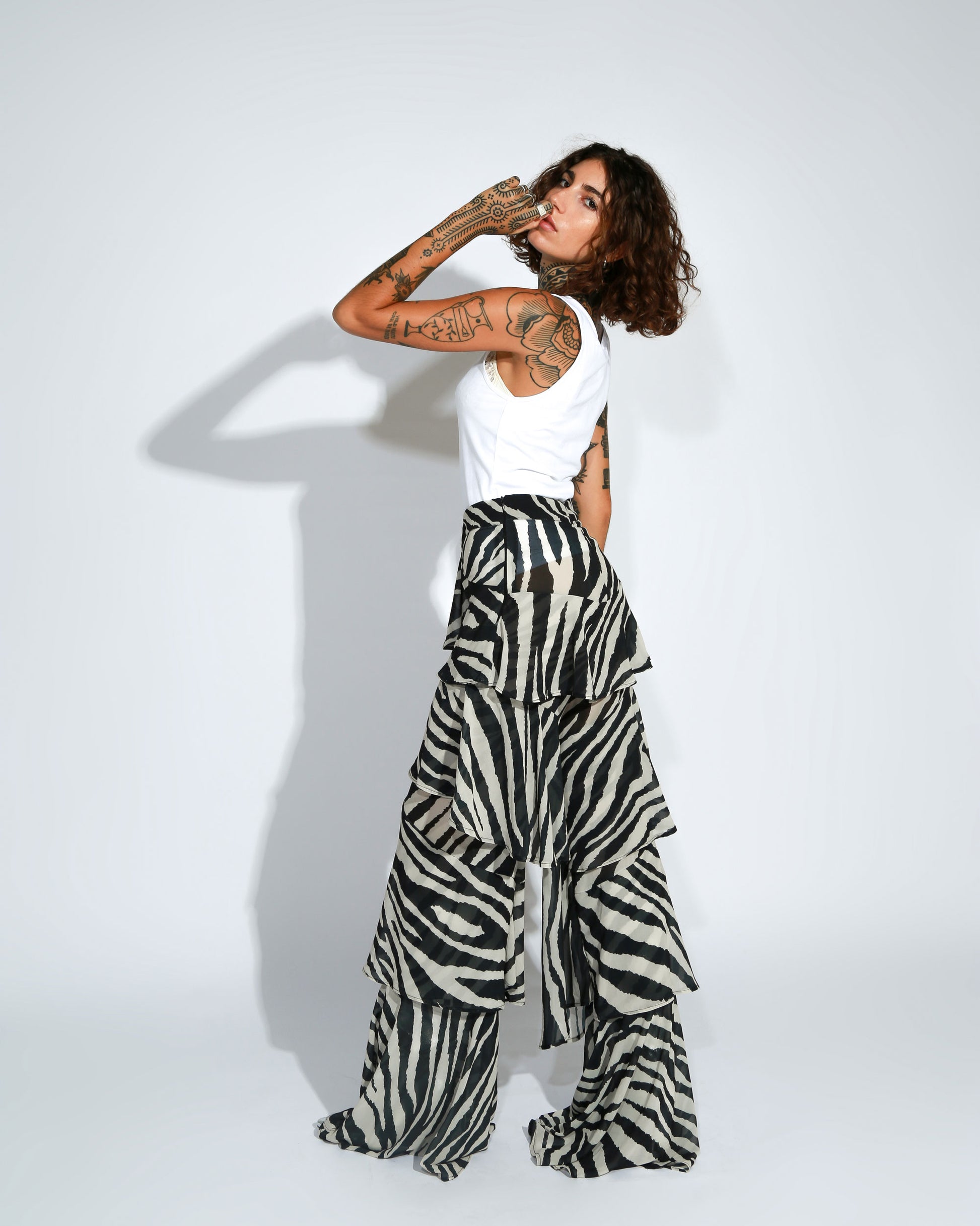 ZEBRA PRINTED PANTS