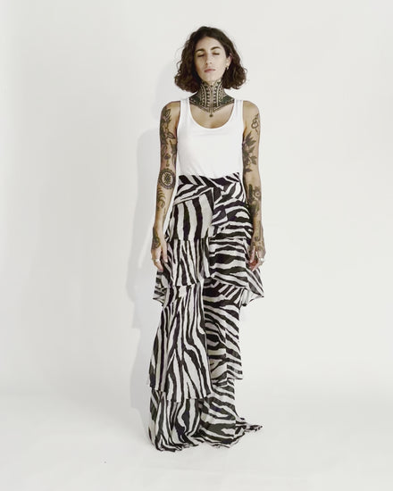 ZEBRA PRINTED PANTS